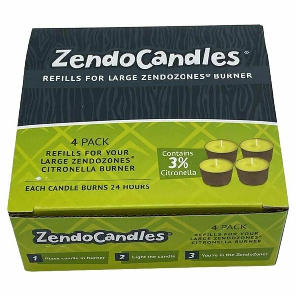 Jt Eaton ZendoCandle Citronella Candle Candle For Mosquitoes 1 box 1824H-CAND